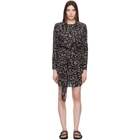 Isabel Marant Etoile "Dulce" Dress in Black, size 34. Fits like a size 00 or 0 - Picture 1 of 14
